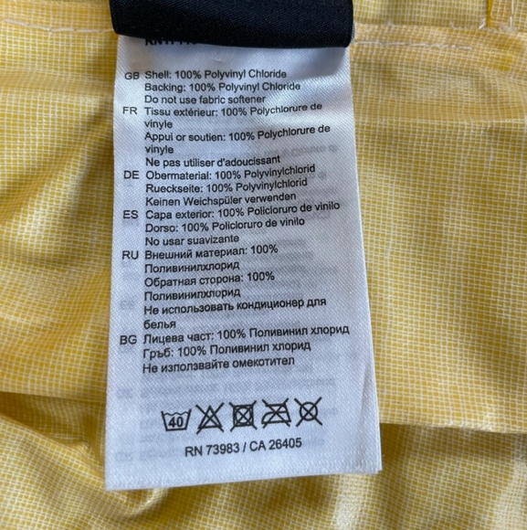 Helly Hansen workwear MANDAL WATERPROOF JACKET yellow men's size SMALL - Picture 6 of 7